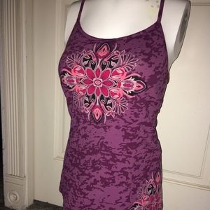 Yoga Spacedye Slim Racerback Long Tank